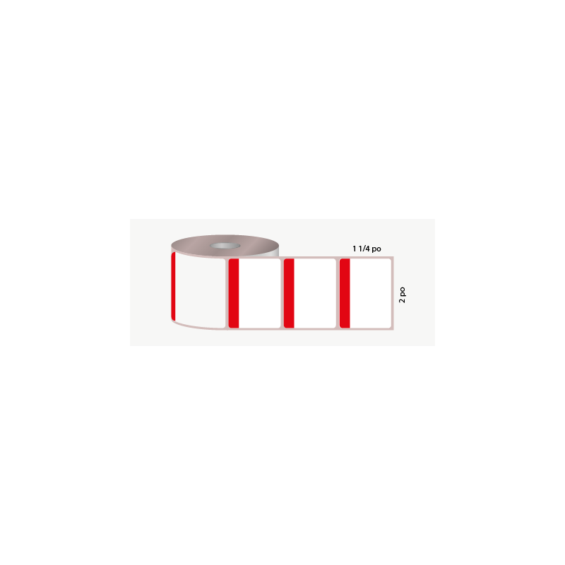 T.T. 2" x 1 1/4", freezer adhesive (ref. 1321CR)