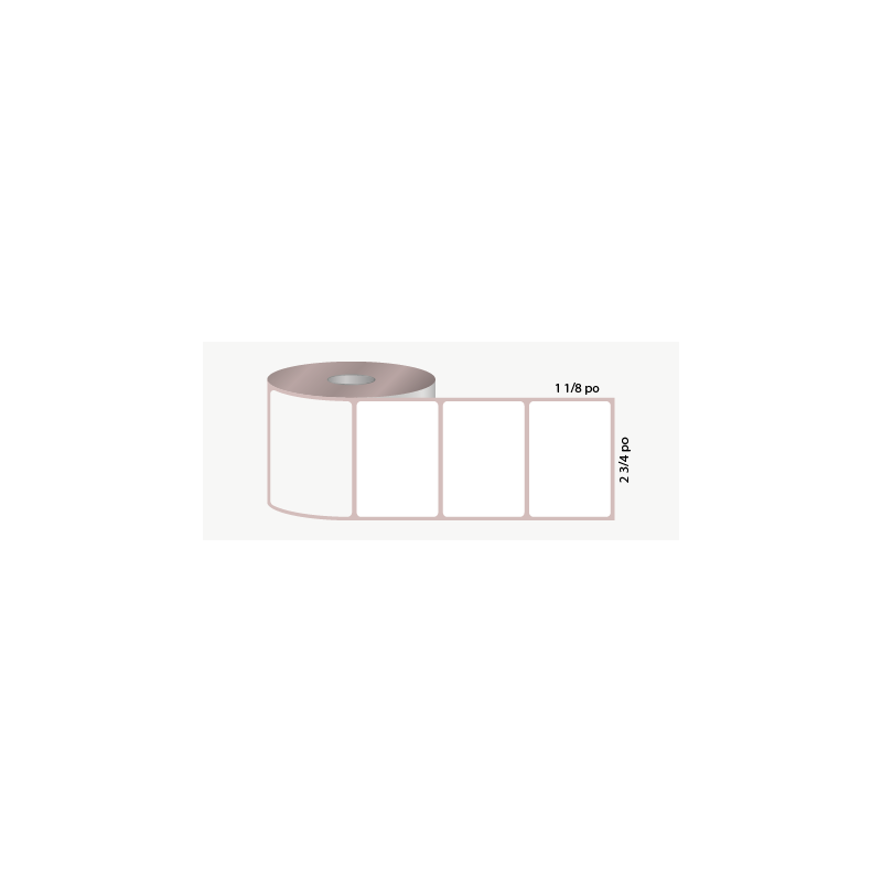 D.T. 2 3/4" x 1 1/8"
