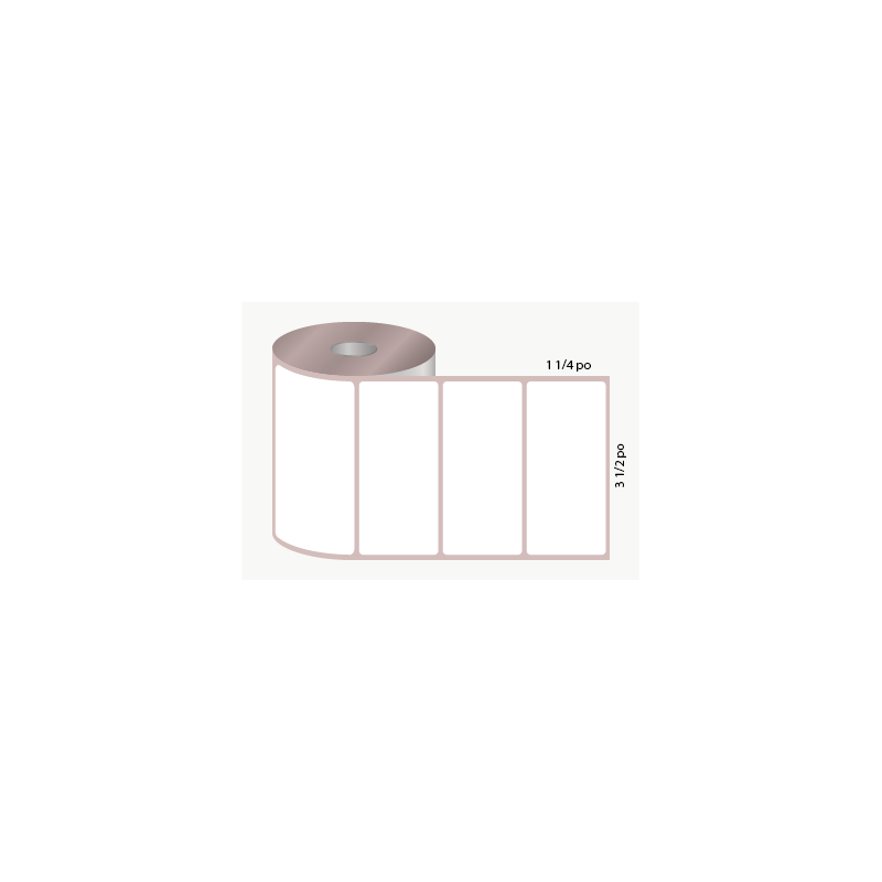 D.T. 3 1/2" x 1 1/4"
